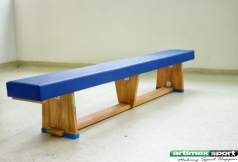 Gymnastic Bench made of Oak, 6'-7'' x 12'' High, code 202 -Oak