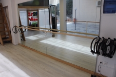  Ballettstange mit 3 Wandbefestigungen, 2.5 m, Artikelnr. 113-Einfach