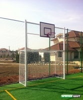 Voetbaldoel & basketbal set,code 421