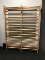 Double Section Beechwood Stall bars, 94.48x70.86 inches, code 216-2F