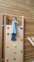 Kletterwand für die Sprossenwand,Artikelnr . 221-Kletterwand