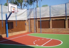 Basketballanlage in der Höhe verstellbar,model Boston,Artikelnr . 105-A