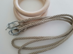 Holzringe mit Seile, Artikelnr. 1163