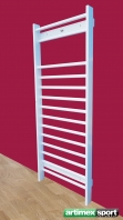 Swedish ladder white, 2.3x0.85 m, 14 rungs, code 221-White