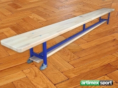 Turnbank mit Transportrollen, 2.5 m,artikelnr 202-R