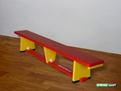 Gymnastické lavičky s drevenými nohami COLOR, 2m, kód 202-B