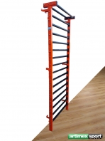 Espalier acier orange/Noir ,2.3x0.9 m,ref 221-Acier Orange