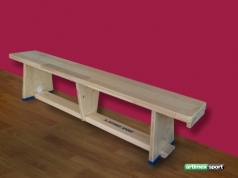 Gymnastická lavička s drevenými nohami, 2m, kód 202