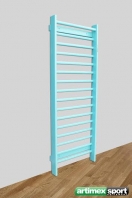 Wall bars painted, 2.3x0.85 m, code 221-Colors