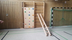 Kletterwand für Sprossenwand ,213x75 cm,artikelnr 221 Kletterwand