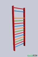 Svedske lestve u vise boja 230x85cm 14 precaga sifra 221-multicolor