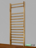 Sprossenwand Dortmund, Eiche, 230x85 cm, Artikelnr. 221-E