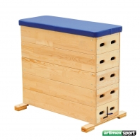 Plinto legno a 5 cassoni,codice 213