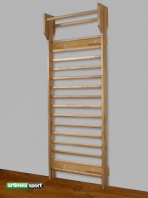  Stall Bar Gymnastic Canada, Oak, 8 feet 2-1/2 inches High, Red Oak, code 279