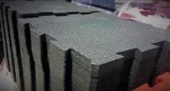 Rubber blocks of high density for fitness floors, code 776644