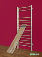 Schrägbrett für Sprossenwand,1900X370 mm,artikelnr 251