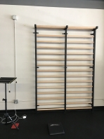 Double Stall Bars metal/wood ,code 211-M