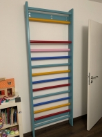 Stall Bars multicolor, 7 feet, 6 1/2 inches x 2 feet, 9 1/2 inches, code 221-multicolor