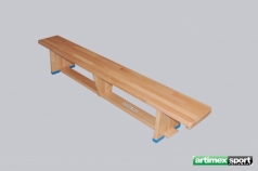 Gymnastická lavička s drevenými nohami, Bukové Drevo, 2m, kód 202-F
