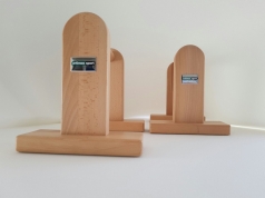 Parallettes en bois de hêtre, 1 paire, référence 248/Parallettes