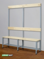 Banco simple para vestuario,2 m,codigo 207