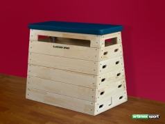Gymnastic Vaulting Box  with carriage base,code 219