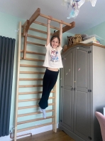  2 in 1, Pull up /Chinning wood bar, code 248-Holz