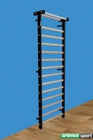 Svedske lestve metal 230x90cm 15 precaga sifra 221-m-negru