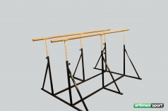Parallele mobili per Fitness, 250 cm, codice 1801
