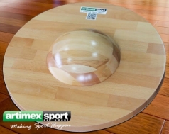 Balance board for fitness/therapy, made from beech wood, 470 mm, code 305