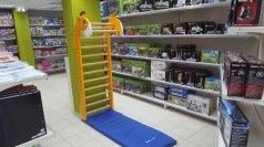 Sprossenwand für Kinder, model Giraffe,1.7x0.6 m, Artikelnr. 250-Giraffe