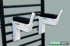 Horizontally and vertically folding parallel bars white, code 270-3-white