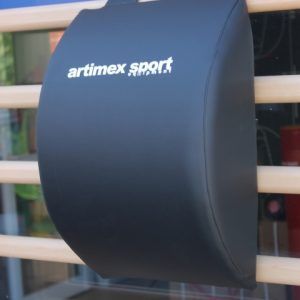 Big Curved Pad for Stall Bar, 16.93 x 11.8 inches, code 21040-Leather