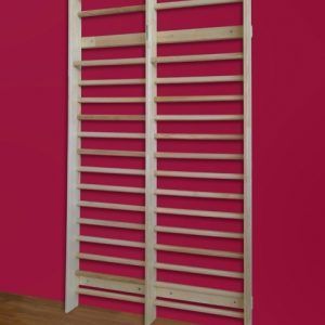 Double Stall Bars for Athletic Training & Fitness, 8' High, Pine, code 211